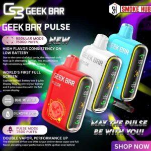 GEEK BAR PULSE DISPOSABLE 5% 5PK Available at Exotic Smoke And Vape in McKinney TX