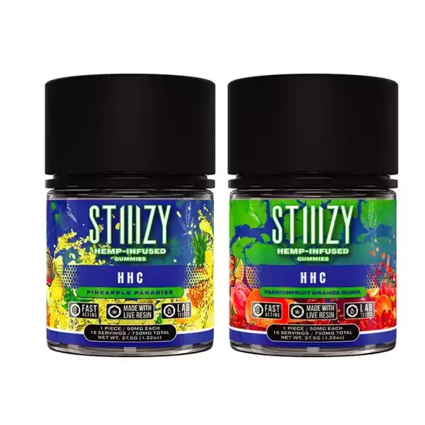 Stiiizy hemp infused HHC gummies 750mg available at Exotic Smoke And Vape in McKinney TX